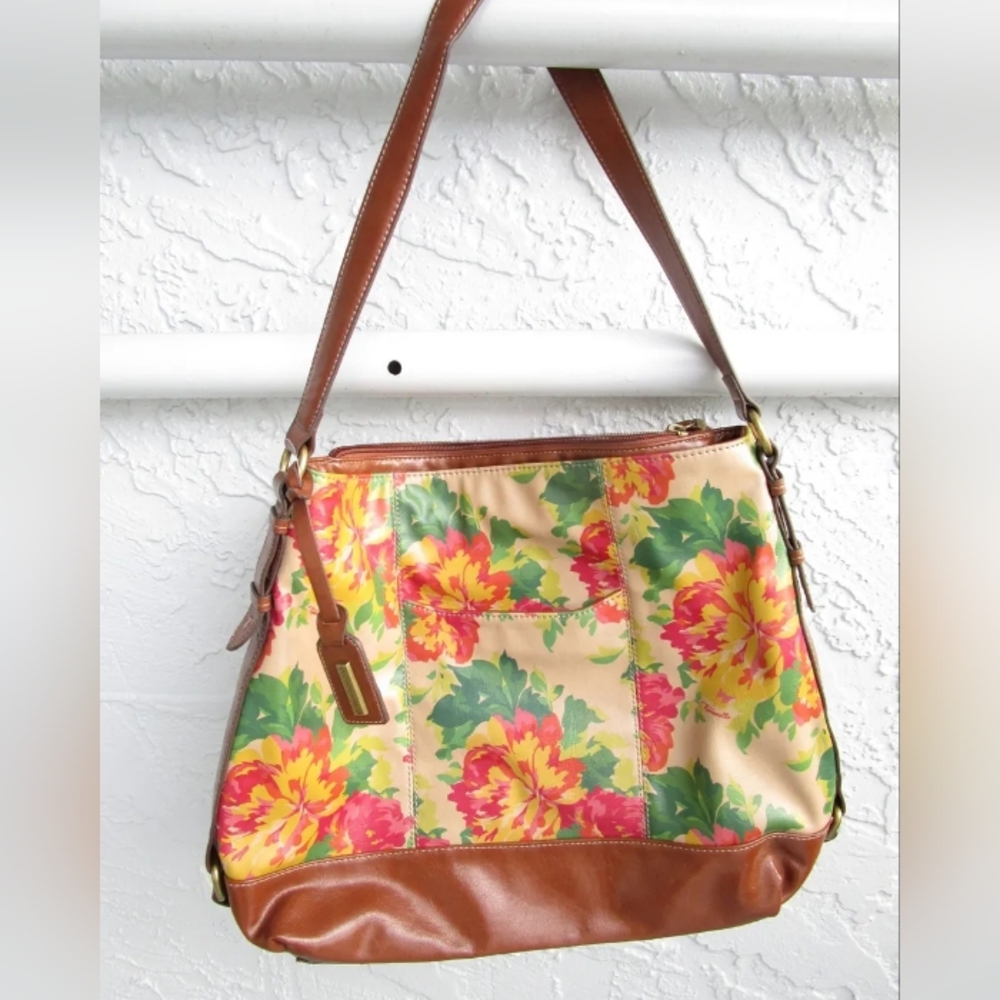 Tignello floral shoulder bag